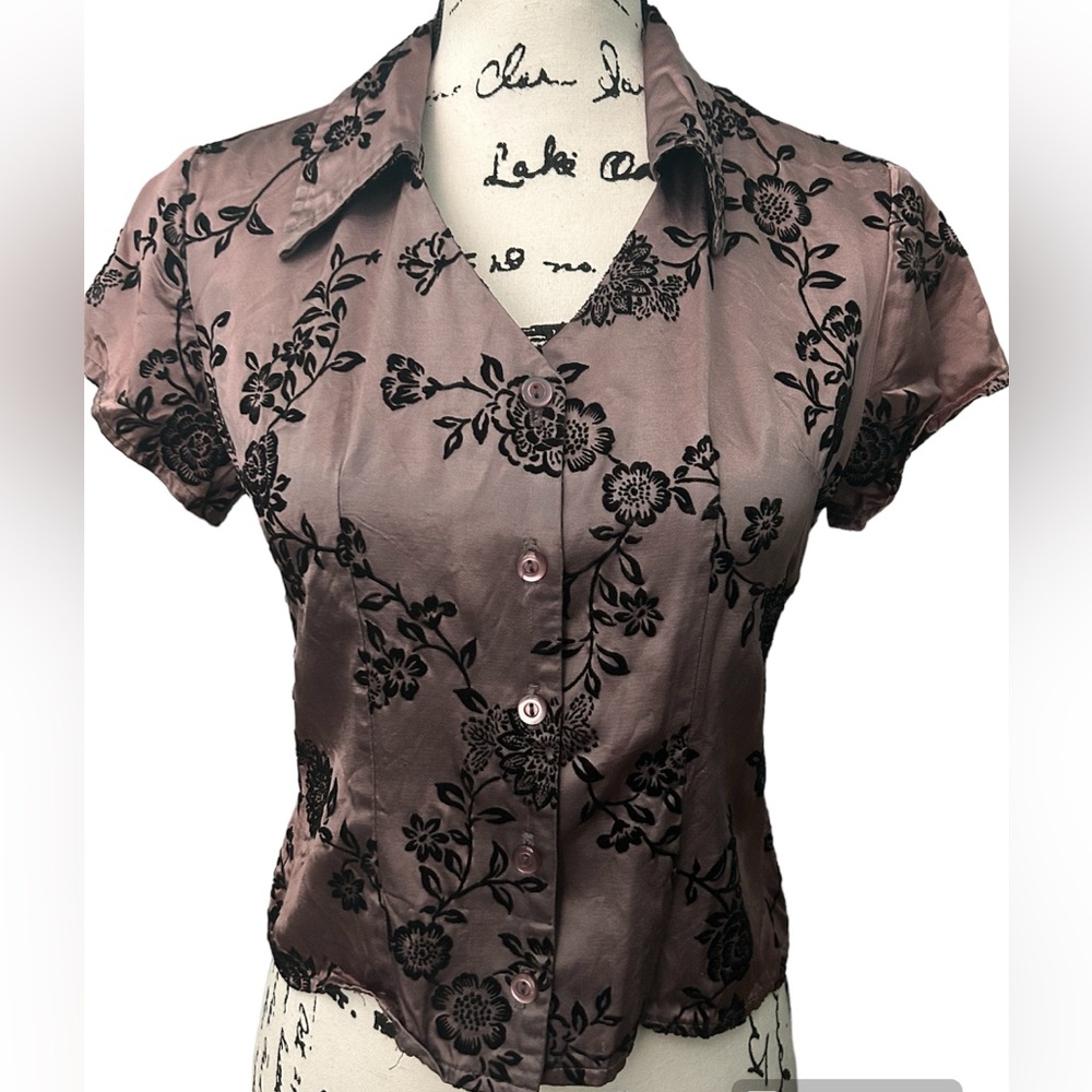 Silk Button Up Shirt